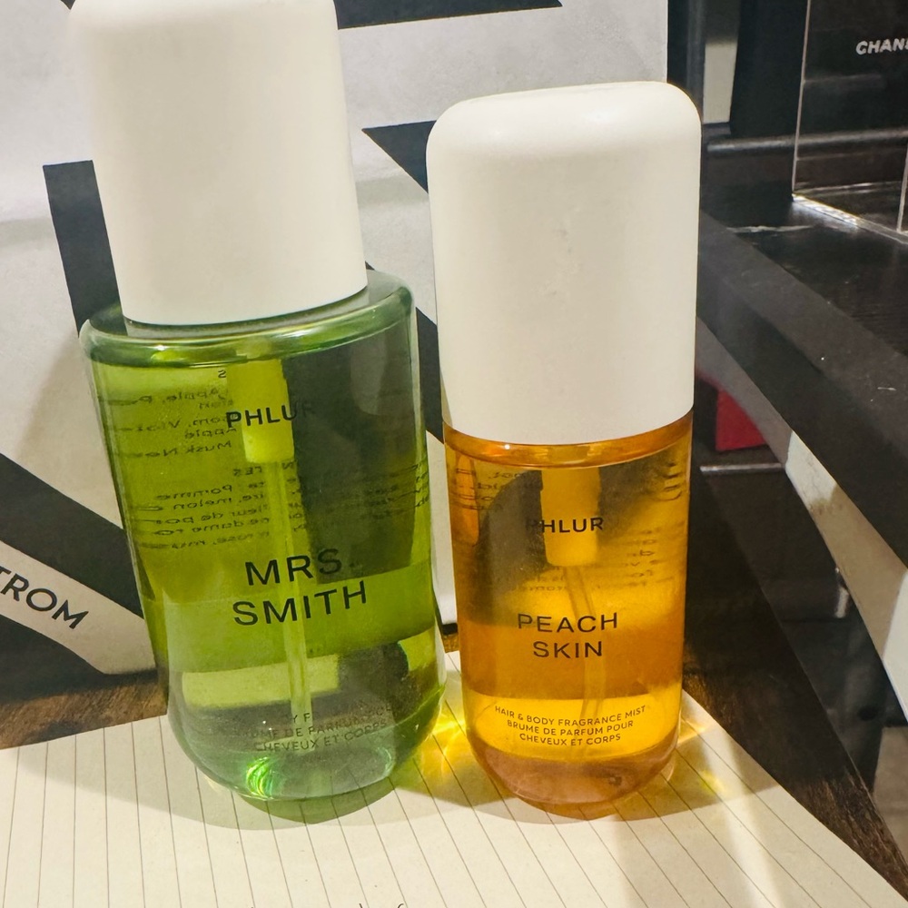 Mrs Smith Green & Peach Body Mists PHLUR